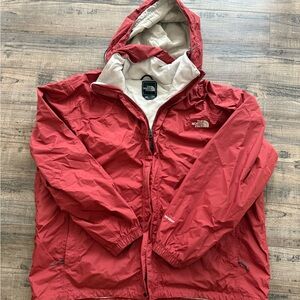 The North Face Red and White Jacket